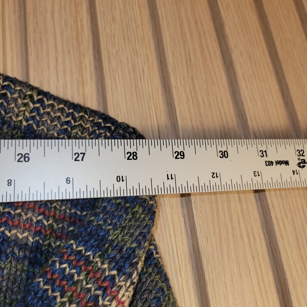 Gant Sweater Mens XL Blue Plaid Excellent Vintage 100% Cotton Crewneck Pullover - Picture 5 of 8